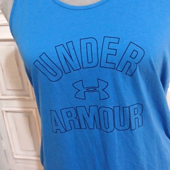 Under Armour blue tank for like a large - Picture 2 of 7